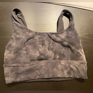 lululemon align reversible bra - diamond dye pitch grey graphite grey c/d cup